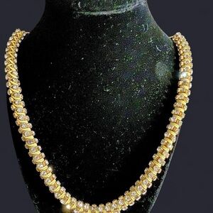 Elegant Gold and Silver Necklace